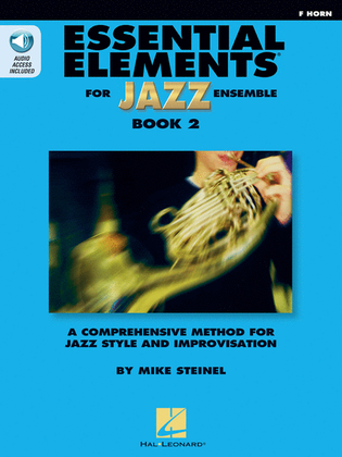 Book cover for Essential Elements for Jazz Ensemble Book 2 – F Horn