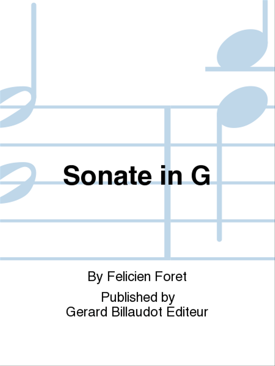 Sonate in G Oboe Solo scores gallery preview page 1