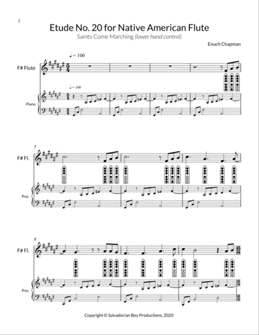 Etude No. 20 for 