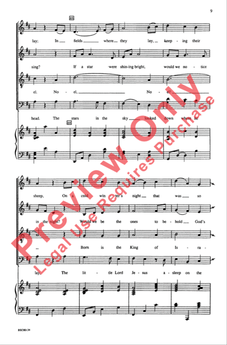 If This Child Were Born Today 4-Part scores gallery preview page 8