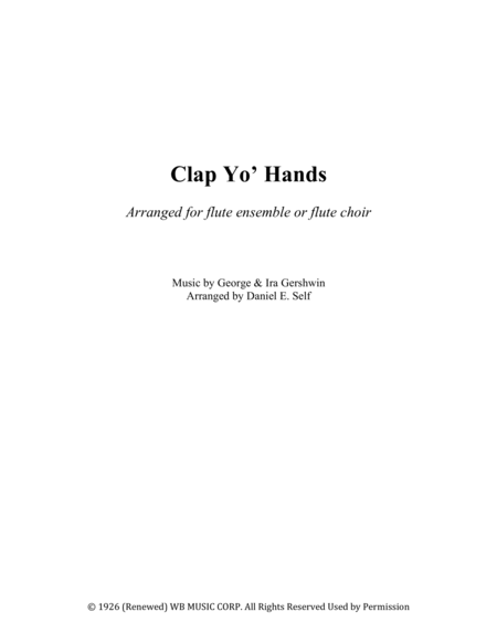 Clap Yo' Hands