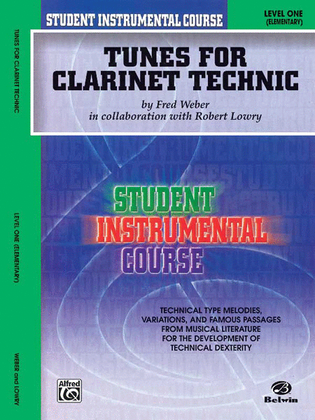 Book cover for Student Instrumental Course Tunes for Clarinet Technic