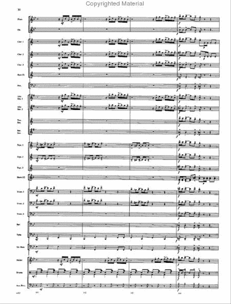 A Scott Joplin Retrospective Concert Band scores gallery preview page 29