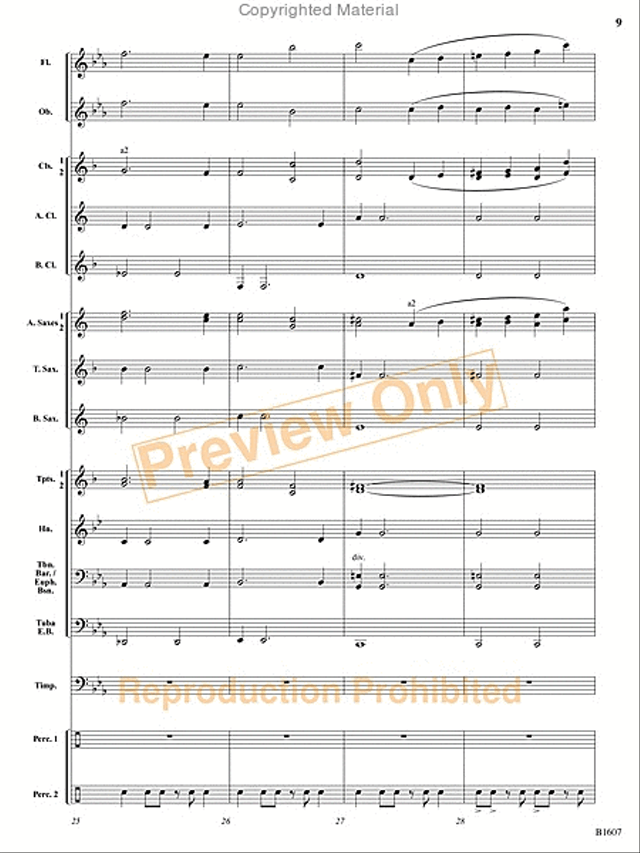 The Fires of Bandai The Fires of Bandai Concert Band scores gallery preview page 30