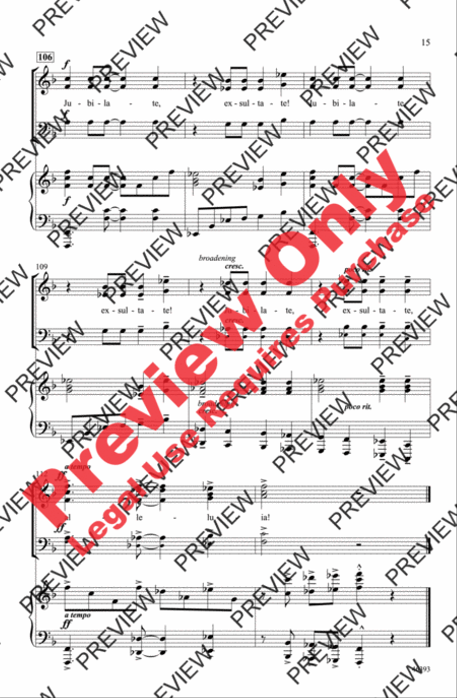Jubilate, Exsultate! 3-Part scores gallery preview page 14