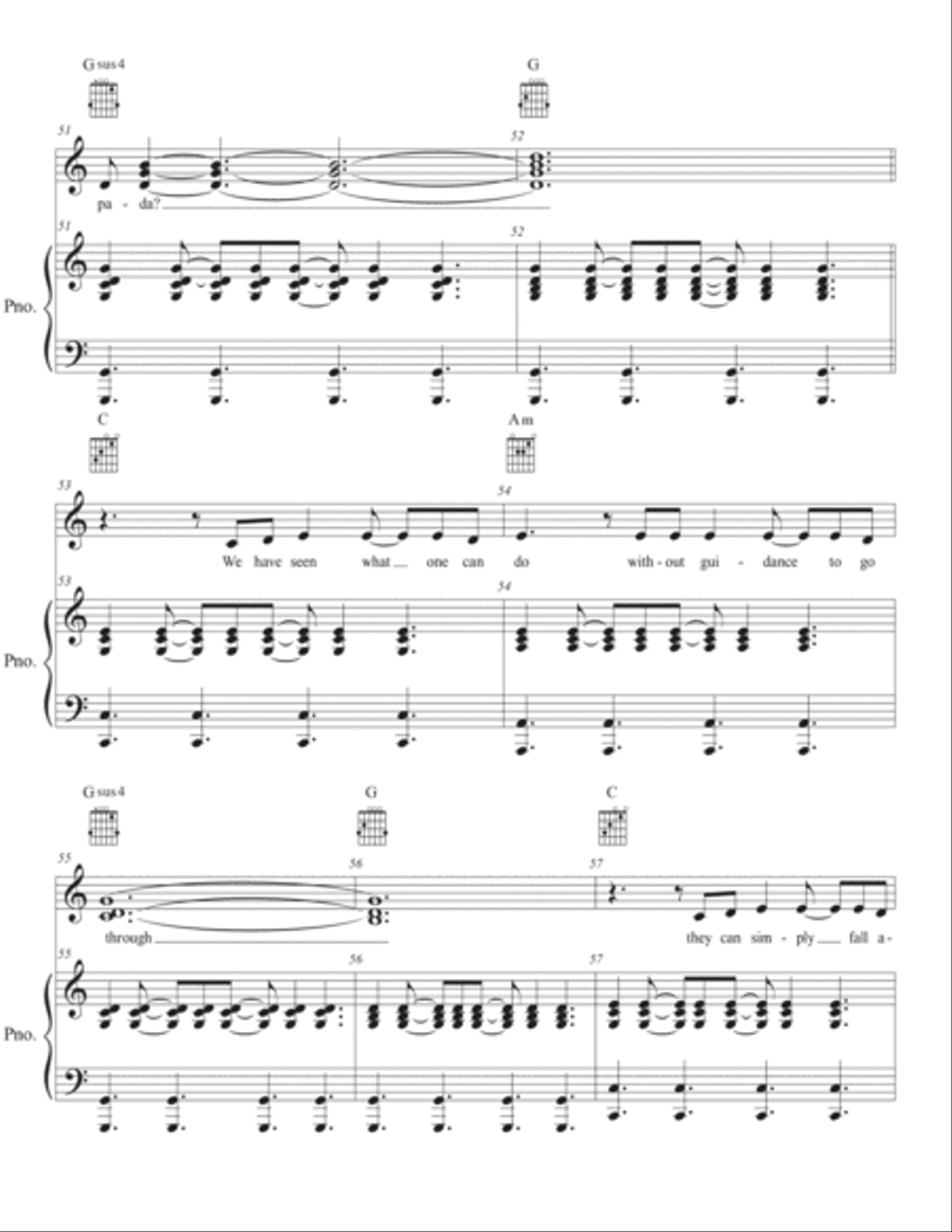 LilYpas entrance Piano, Vocal, Guitar scores gallery preview page 6