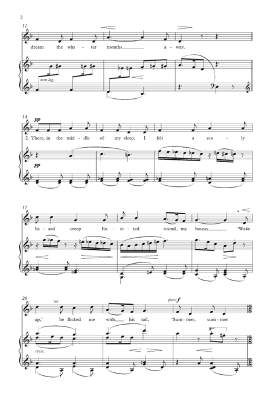 The Dormouse's Carol Unison Choir scores gallery preview page 2