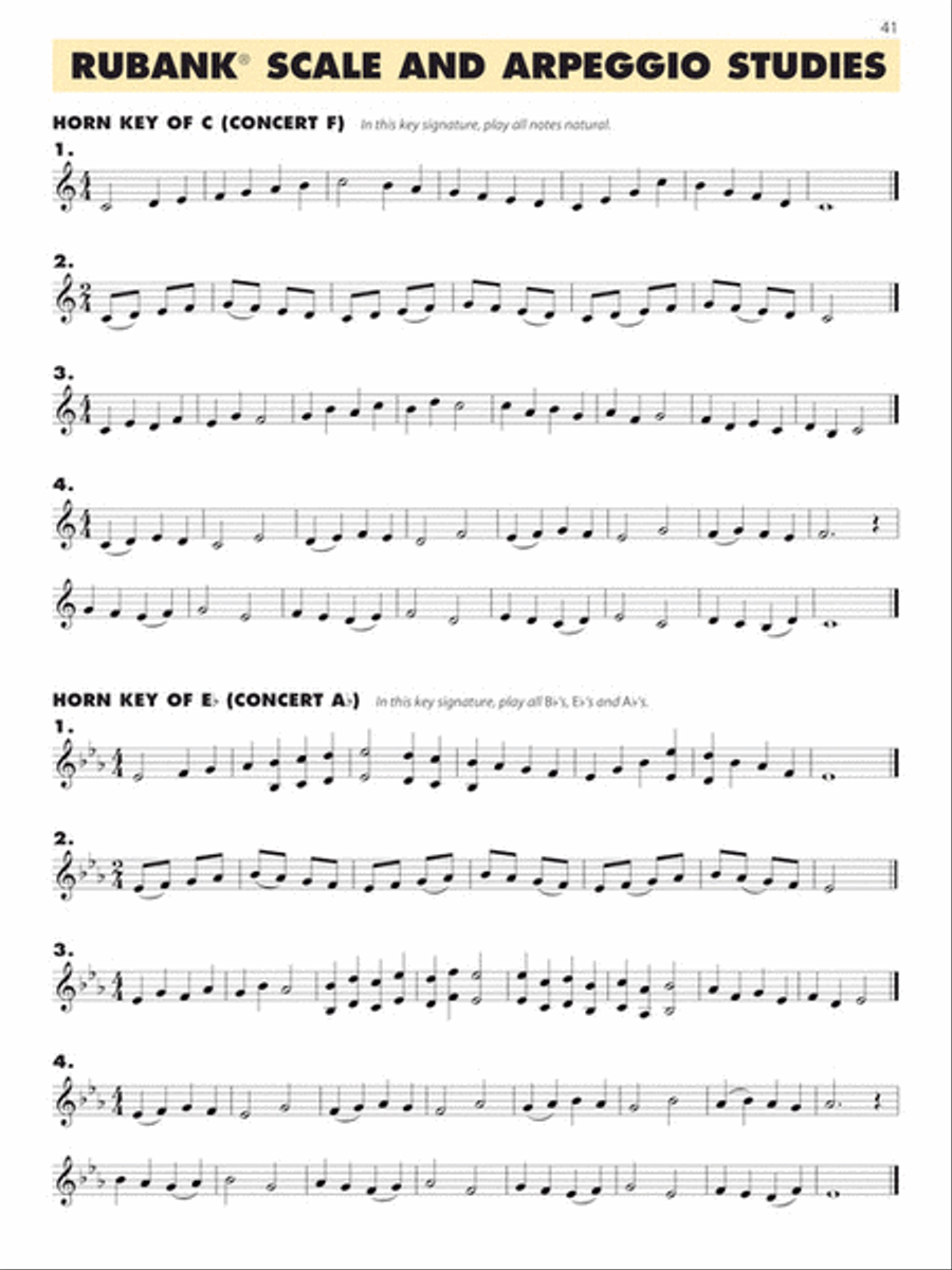Essential Elements for Band – F Horn Book 1 with EEi Concert Band Methods scores gallery preview page 6