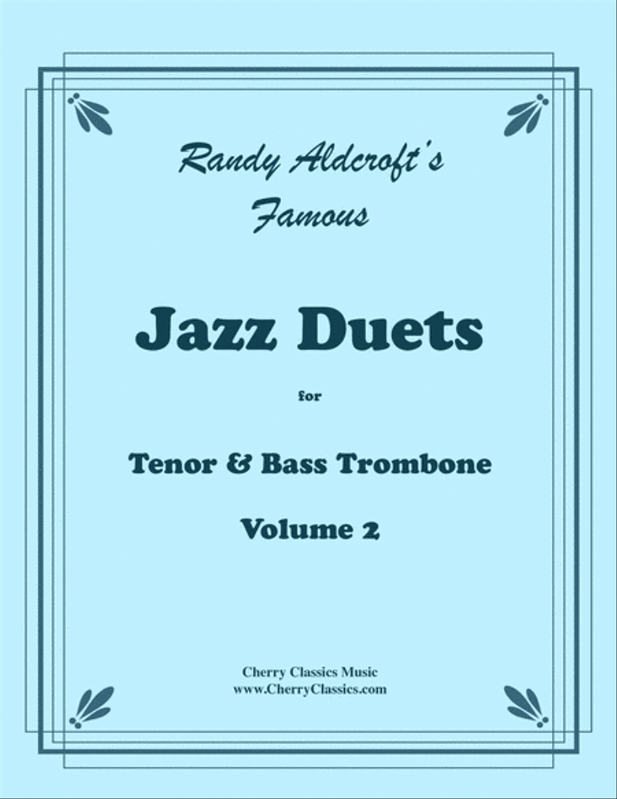 Famous Jazz Duets for Tenor and Bass Trombone Volume 2 Trombone Duet scores gallery preview page 1