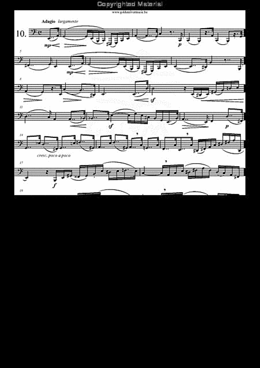 12 Etudes Tuba scores gallery preview page 11