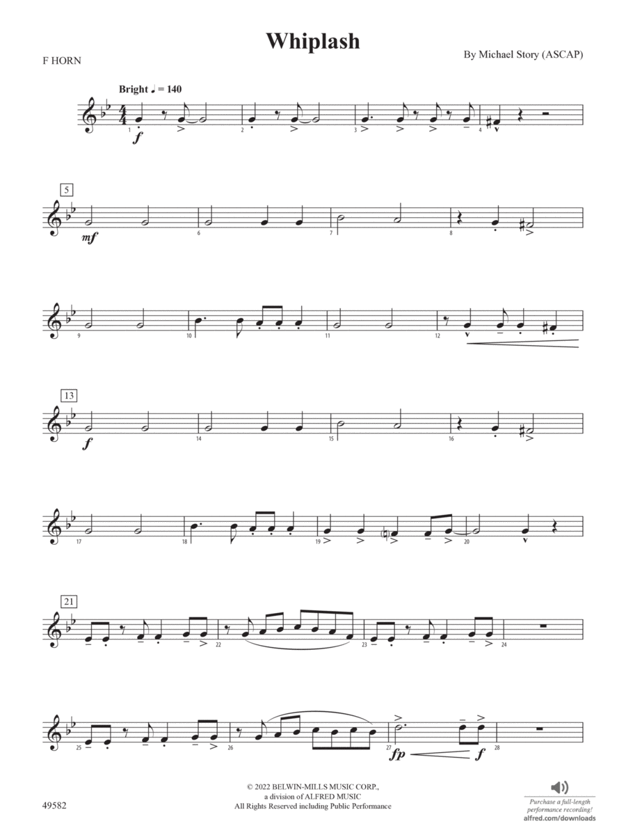 Whiplash drum sheet music on sale