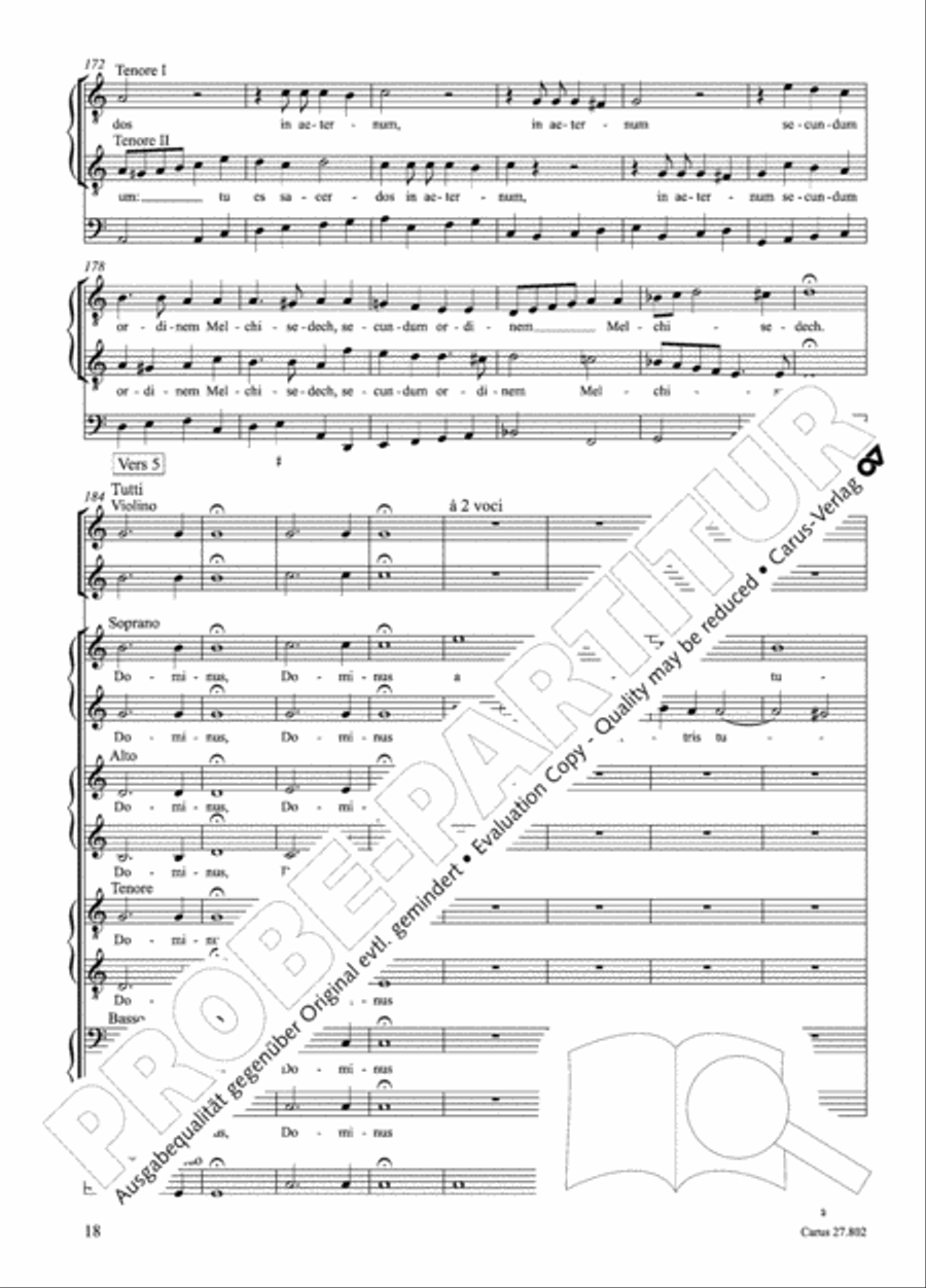 Salmi I (Selva morale e spirituale) Collection / Songbook scores gallery preview page 43