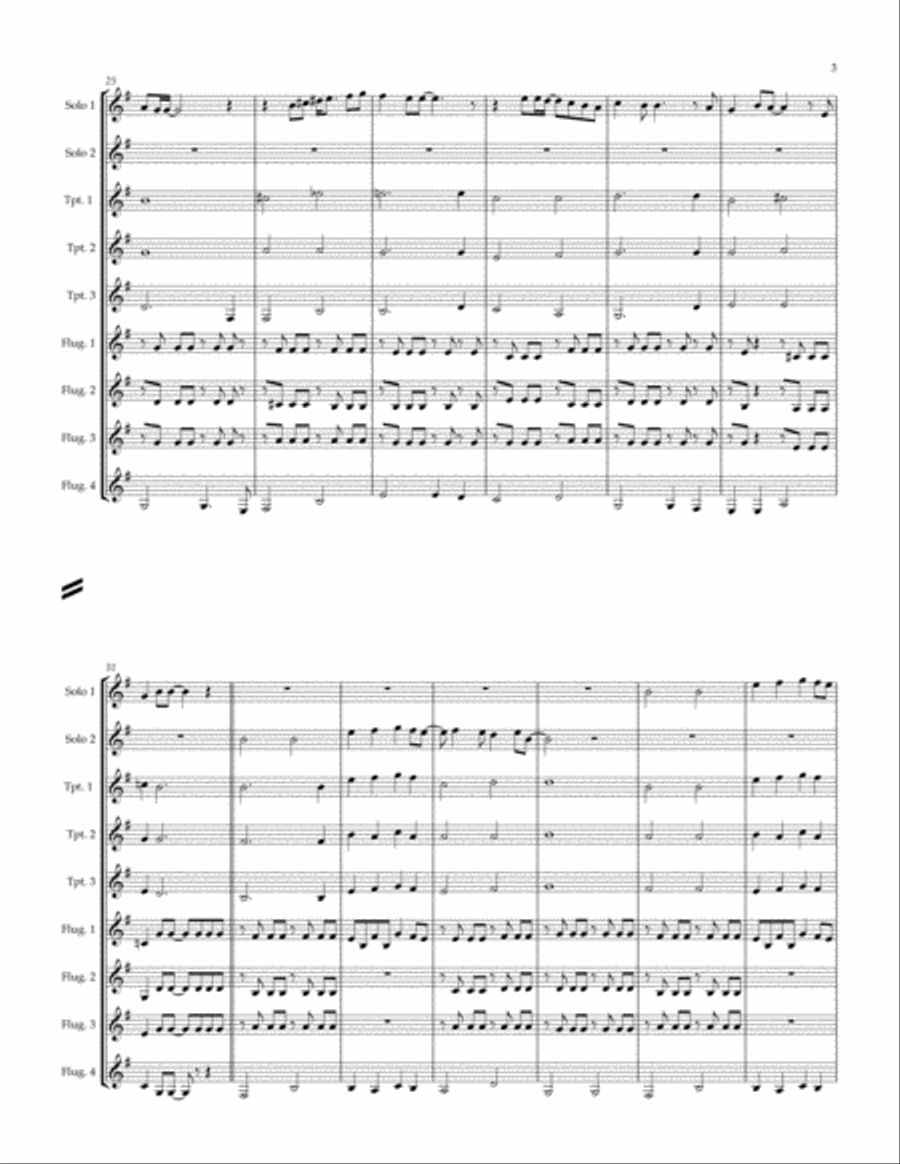 Yesterday Trumpet Solo scores gallery preview page 3