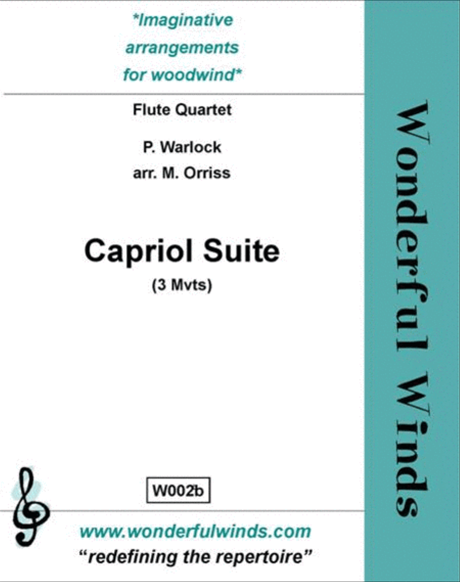 Capriol Suite Flute Quartet scores gallery preview page 1