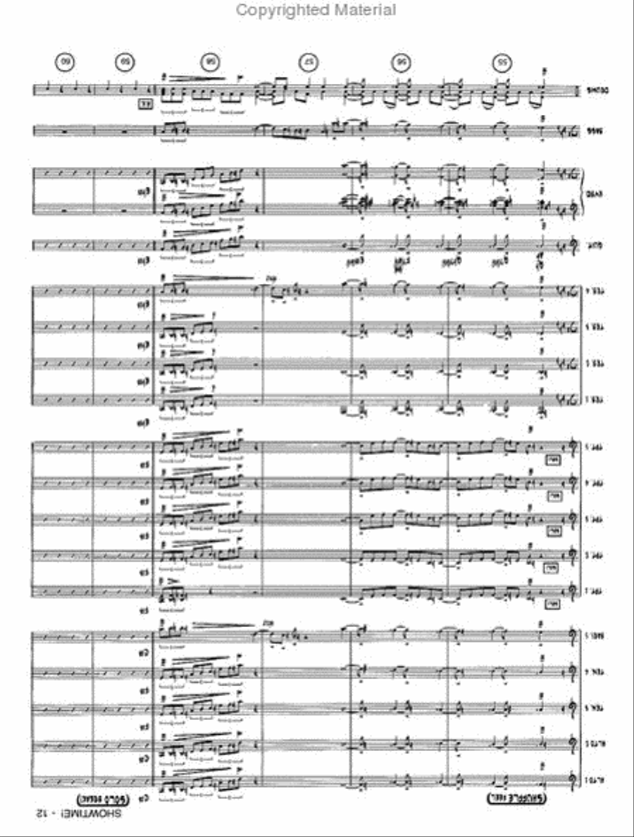 Showtime! Jazz Ensemble scores gallery preview page 11