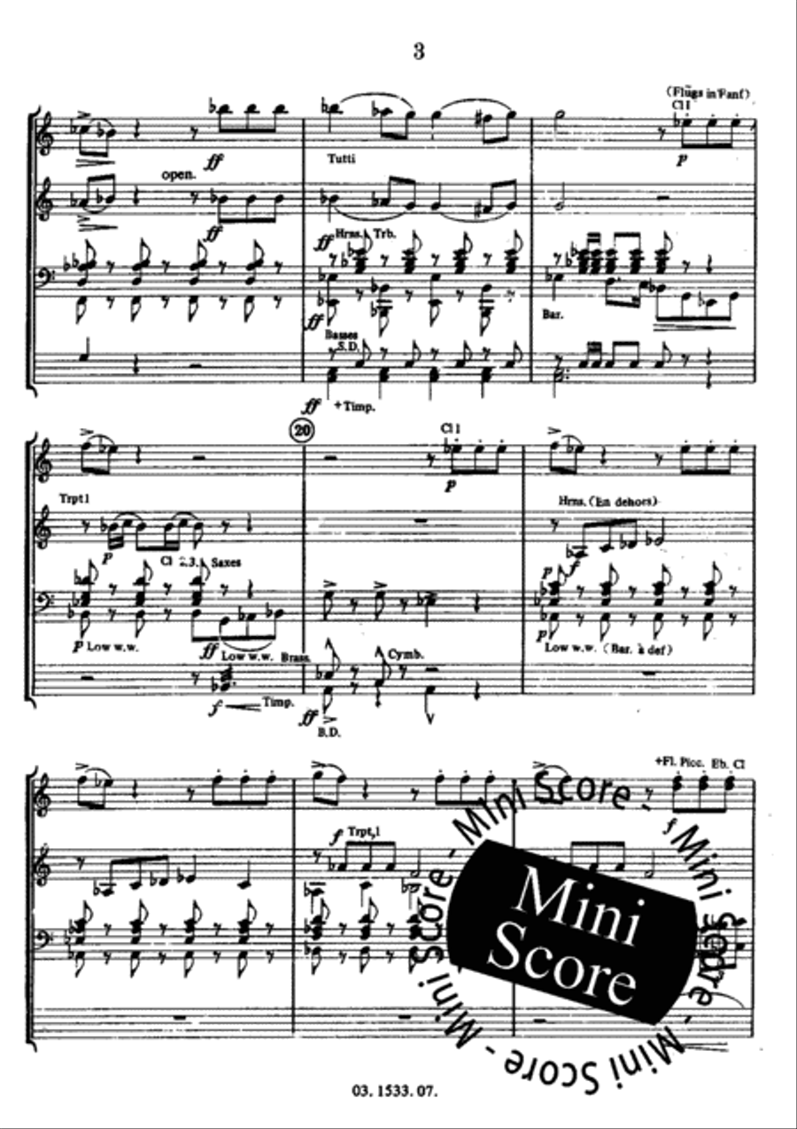 Rossini's Birthday Party Concert Band scores gallery preview page 7