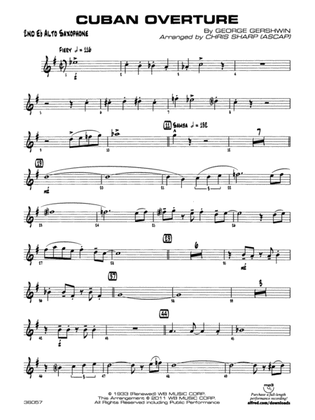 Cuban Overture: 2nd E-flat Alto Saxophone