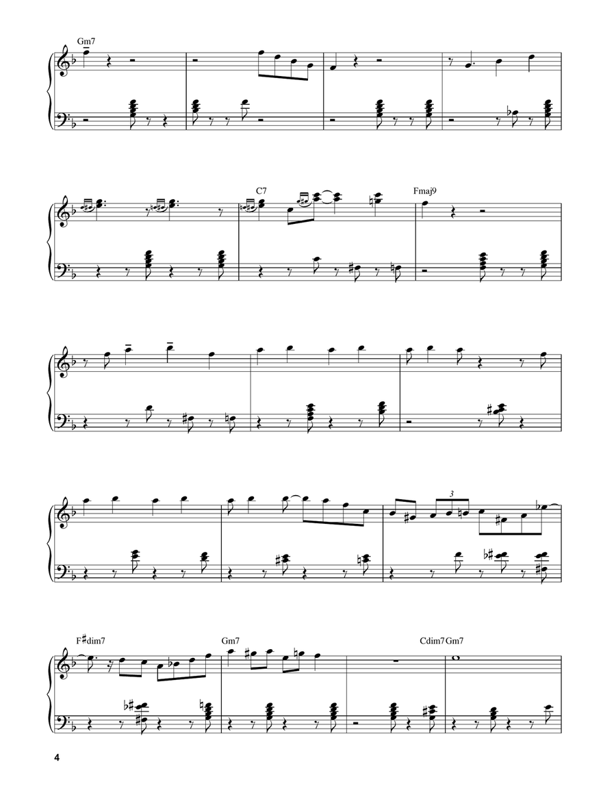 Samba De Orfeu Piano scores gallery preview page 4