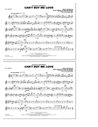 Can't Buy Me Love - Bb Clarinet