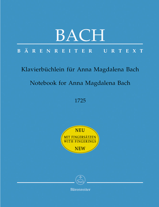 Klavierbuechlein fuer Anna Magdalena Bach
