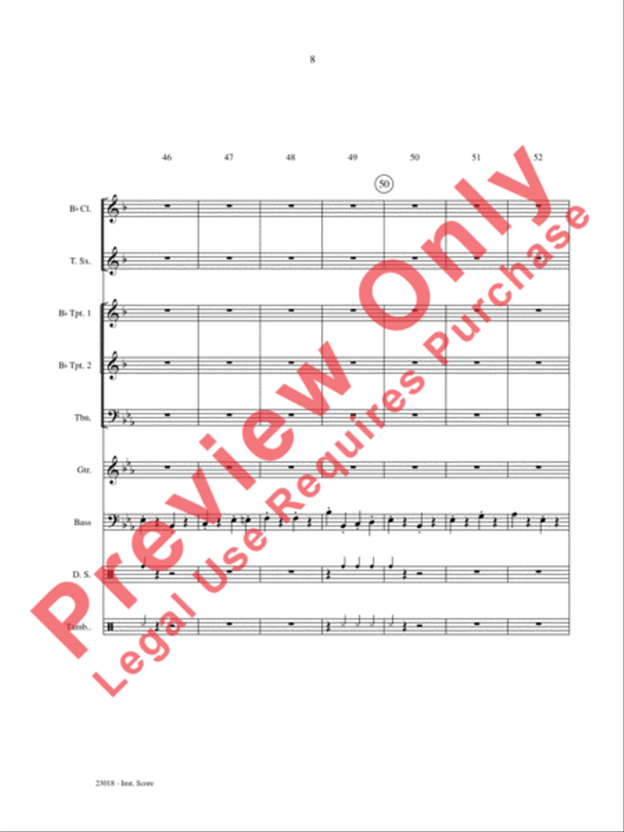 Swing Low, Sing Low Choir scores gallery preview page 9