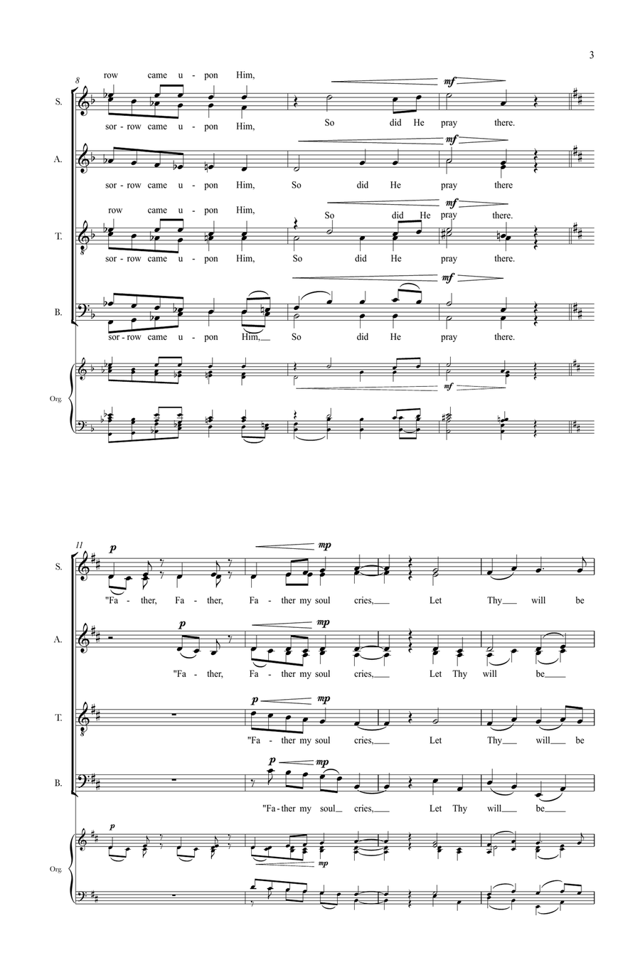Meditation for Holy Week Divisi scores gallery preview page 3