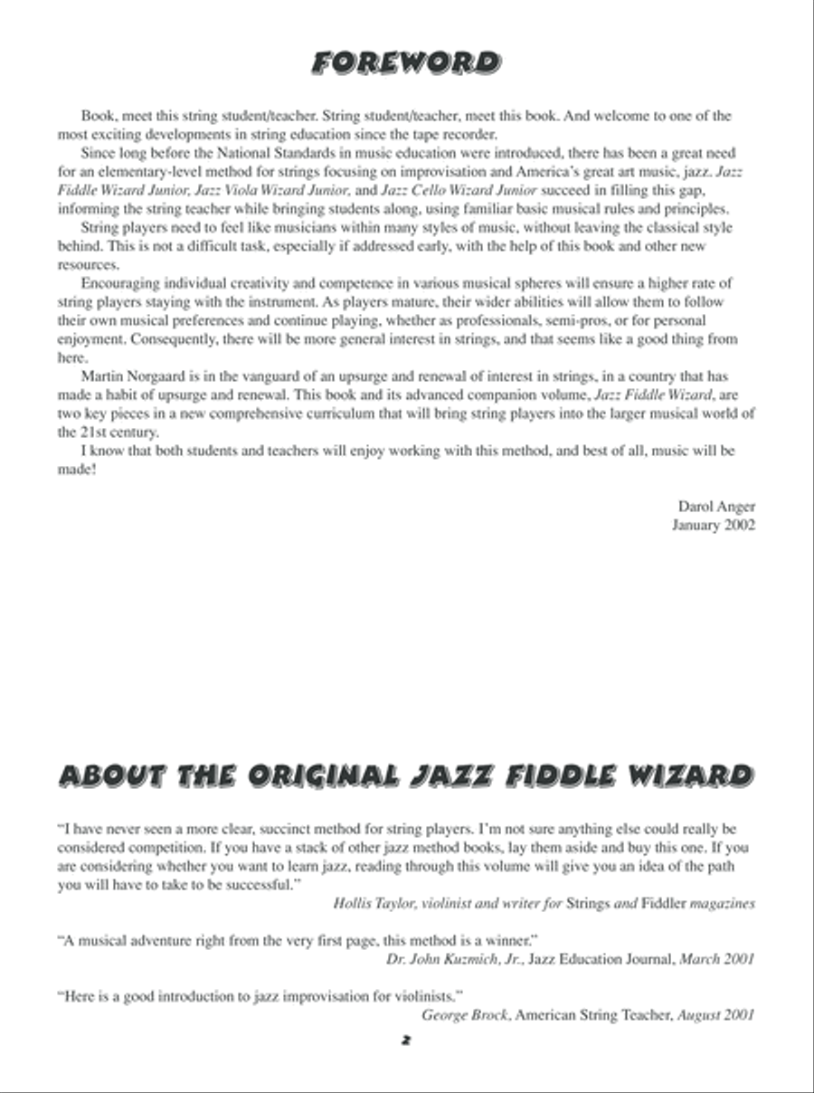 Jazz Viola Wizard Junior, Book 1 Viola Solo scores gallery preview page 3