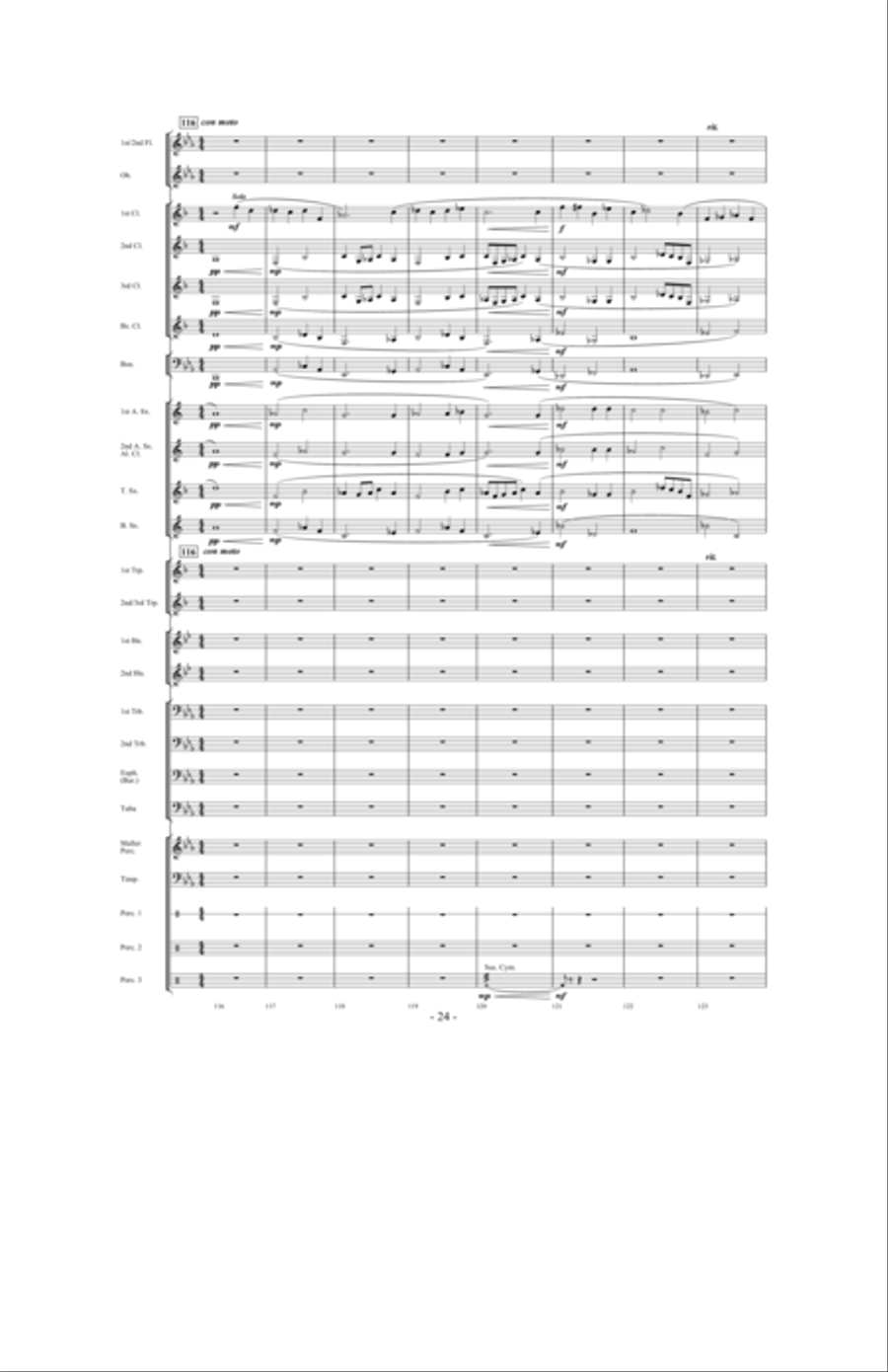 Valley of the Kings Valley of the Kings Concert Band scores gallery preview page 23