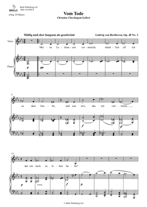 Vom Tode, Op. 48 No. 3 (C minor)