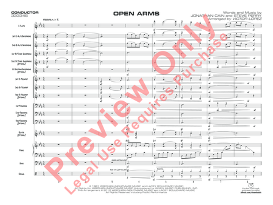 Open Arms Jazz Ensemble scores gallery preview page 4