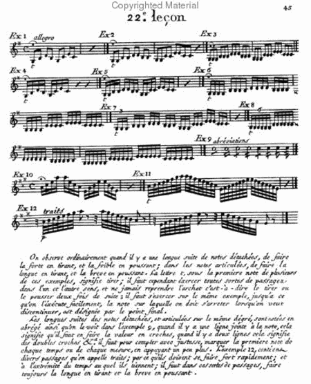 Methods & Treatises Violin - Volume 2 - France 1600-1800