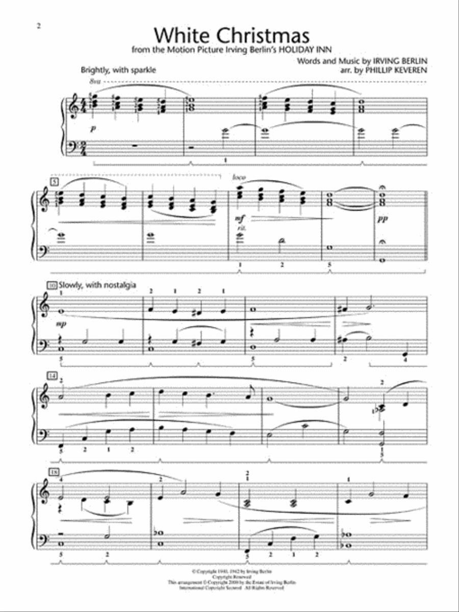 White Christmas Piano Method scores gallery preview page 2