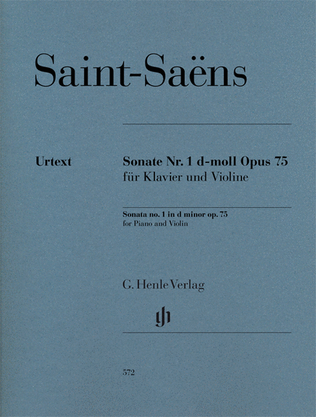 Book cover for Sonata No. 1 in D minor, Op. 75