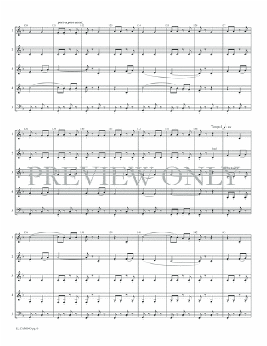 El Camino Woodwind Ensemble scores gallery preview page 8