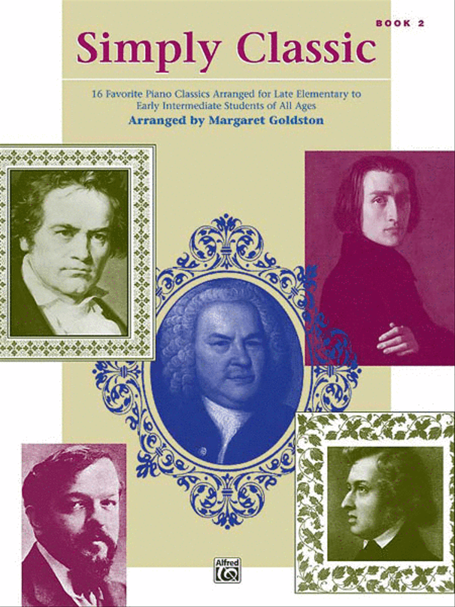 Simply Classic, Book 2 Easy Piano scores gallery preview page 1
