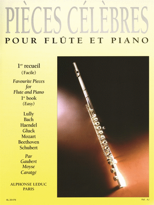 Book cover for Pieces Celebres Vol.1 (flute & Piano)