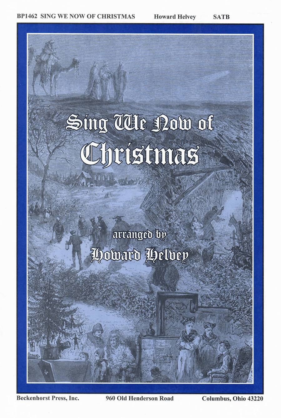 Sing We Now of Christmas - Helvey 4-Part scores gallery preview page 1
