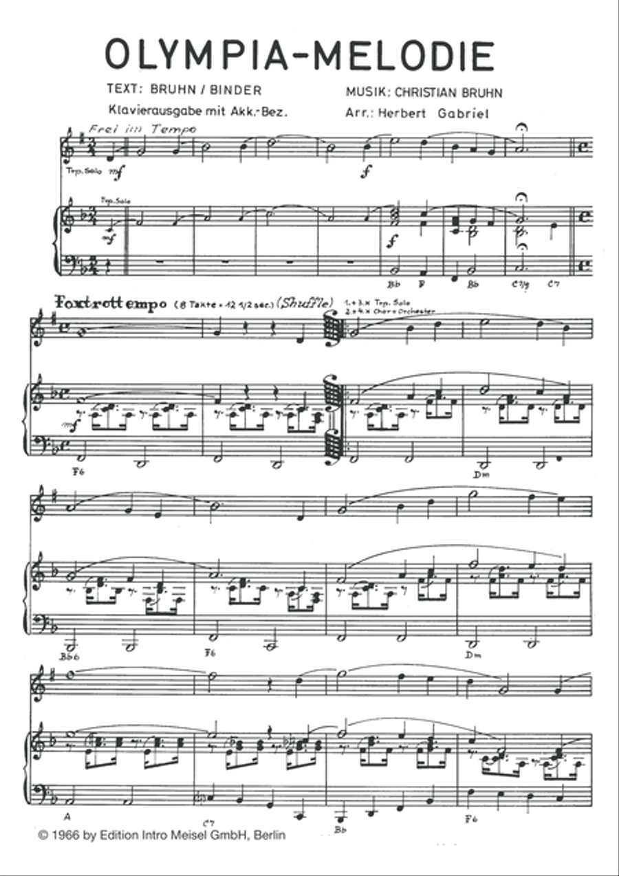 Olympia Melodie Piano, Vocal scores gallery preview page 3
