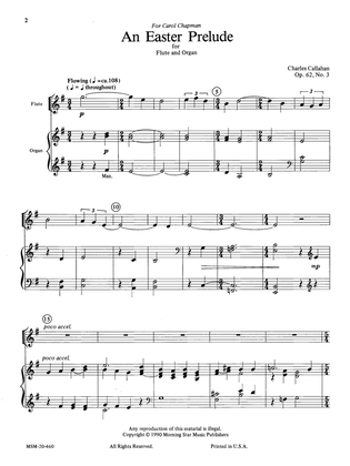 An Easter Prelude for Flute and Organ
