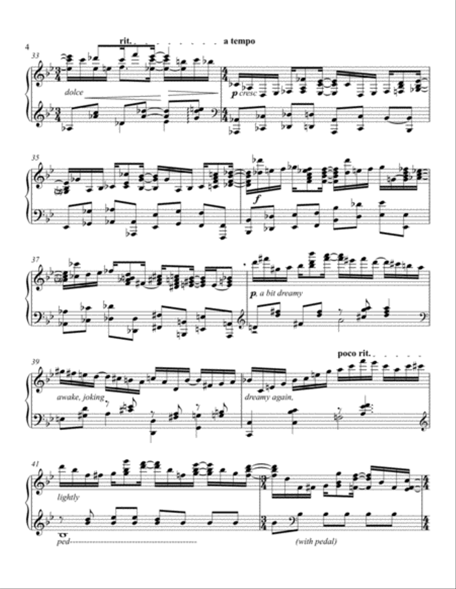 First Three Rags, op. 9 Piano Solo scores gallery preview page 4