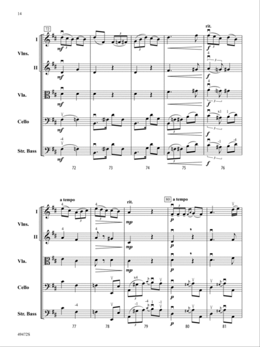 Fantasía Española String Orchestra scores gallery preview page 15