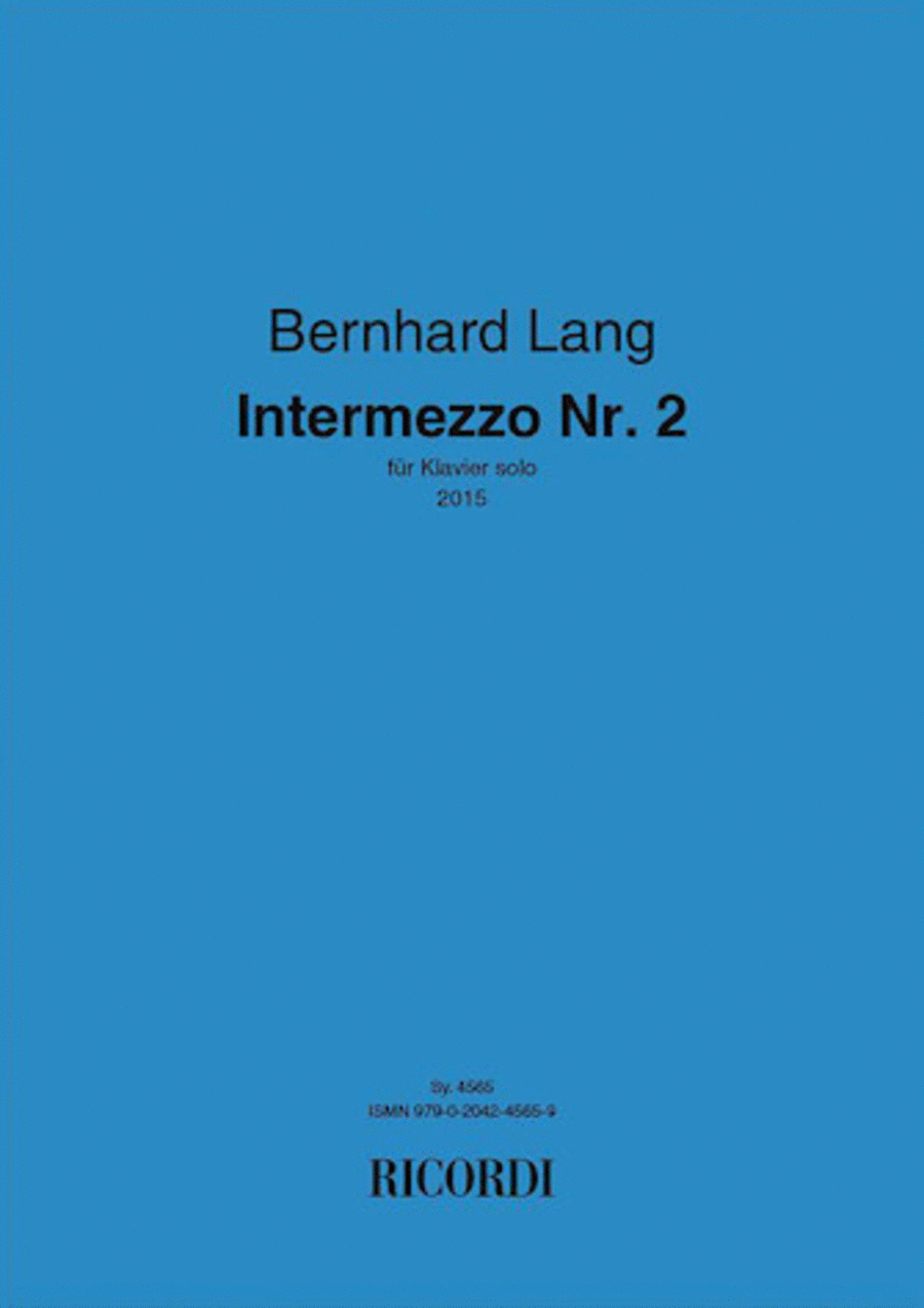 Intermezzo No. 2