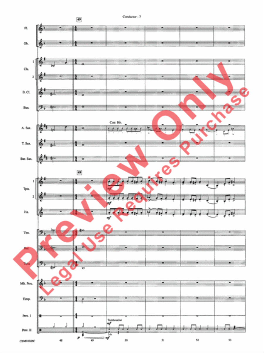 Harry Potter, Highlights from Concert Band scores gallery preview page 9