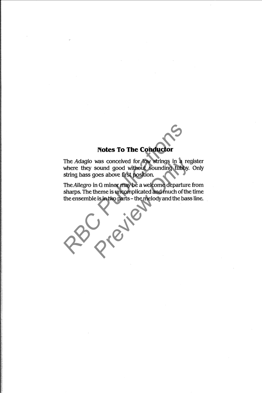 Two Symphonic Themes (Score) String Orchestra scores gallery preview page 3