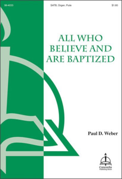 All Who Believe and Are Baptized Flute - Sheet Music