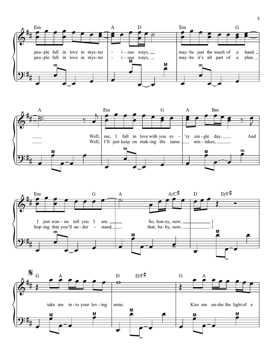 Thinking Out Loud Thinking Out Loud Piano scores gallery preview page 3