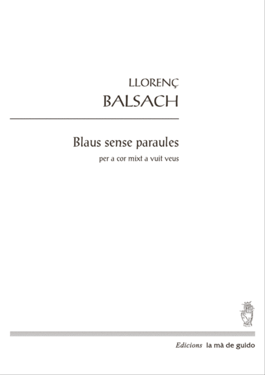 Blaus sense paraules 4-Part scores gallery preview page 1