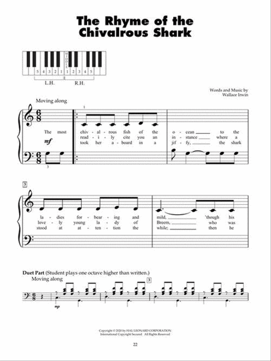 Fun Songs for Five-Finger Piano Piano scores gallery preview page 6