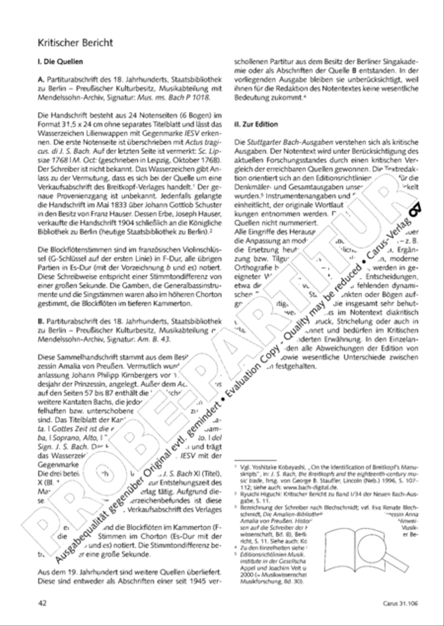 God's own time is the time appointed (Gottes Zeit ist die allerbeste Zeit) 4-Part scores gallery preview page 43