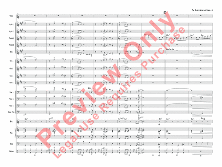 The Days of Wine and Roses Jazz Ensemble scores gallery preview page 11